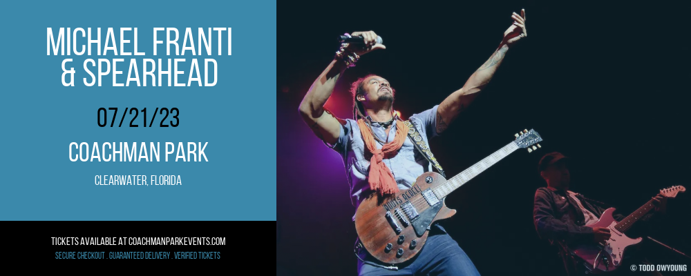 Michael Franti & Spearhead at Coachman Park